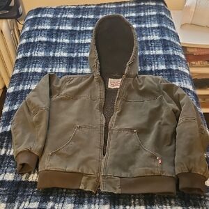 Levi's Moss Green Jacket with Red Label